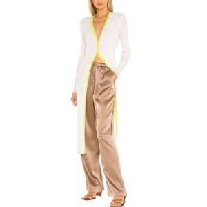 NWOT Alice + Olivia Aria Ribbed Long Sleeve Long Cardigan